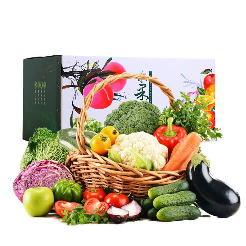 蔬菜礼盒 新鲜蔬菜组合大礼包588型时令蔬菜6000g 节日团购送礼
